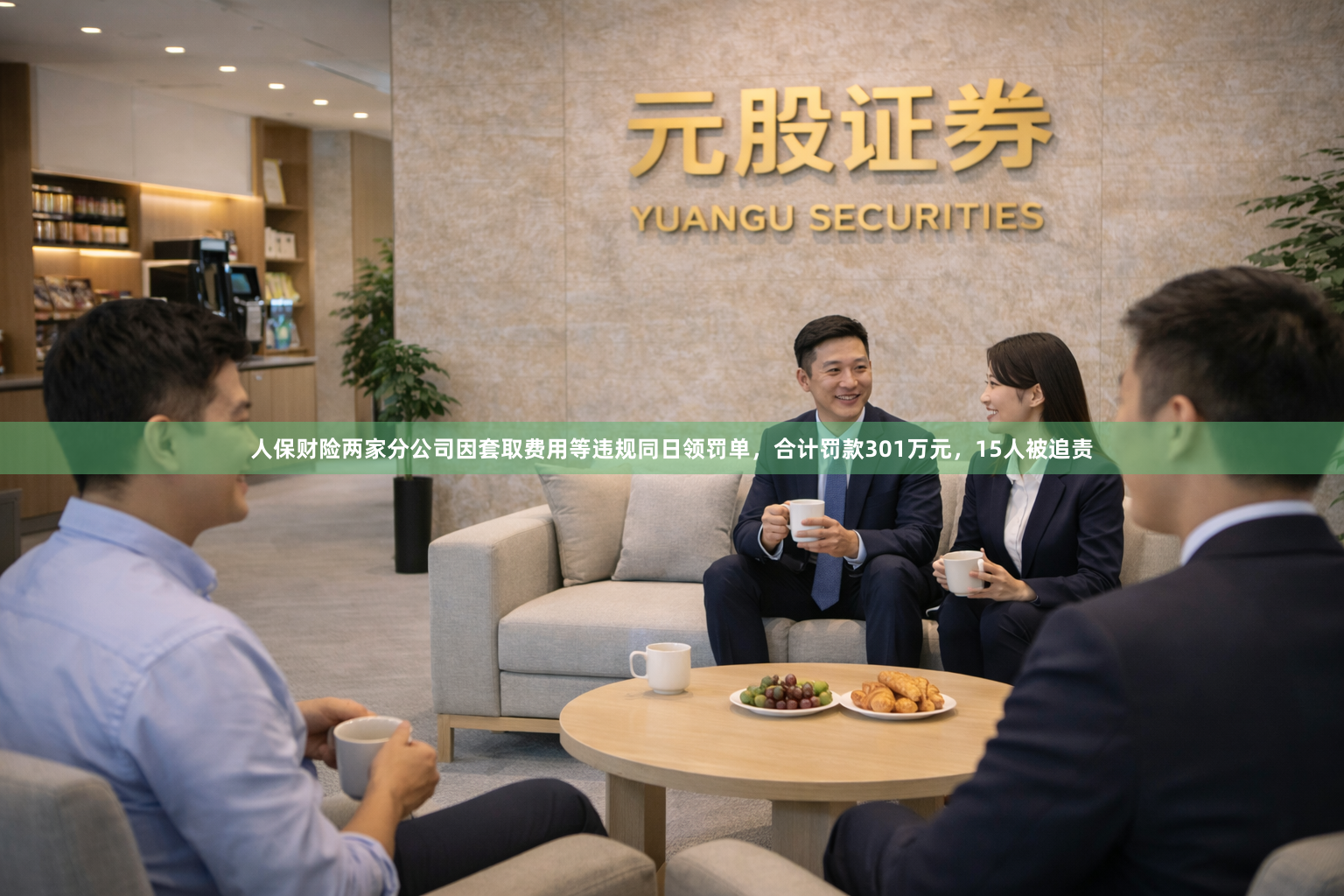 人保财险两家分公司因套取费用等违规同日领罚单，合计罚款301万元，15人被追责